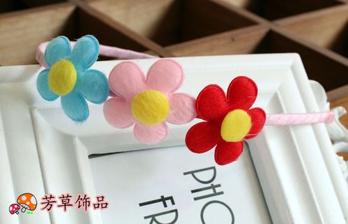辽宁鞍山女童新款花发箍头饰批发——可爱宝宝必备饰品